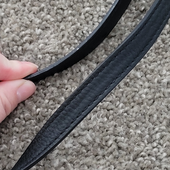 Fossil Leather Gingham Crossbody Purse with lots of pockets - Picture 7 of 14